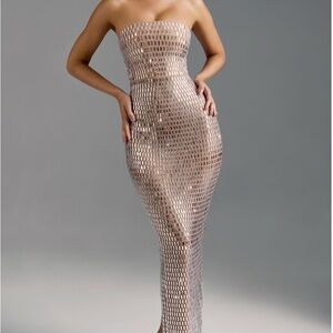 Oh Polly embellished gown